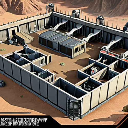 Home 19 **
A heavily fortified command center with level 25 upgrades, surrounded by thick, upgraded walls. Research labs are bustling with activity. Strategically placed machine gun turrets, rocket turrets, and laser turrets are visible on the walls, arranged in a staggered pattern. Barbed wire fences and strategically placed minefields protect the outer perimeter. A powerful alliance flag waves proudly above.
**