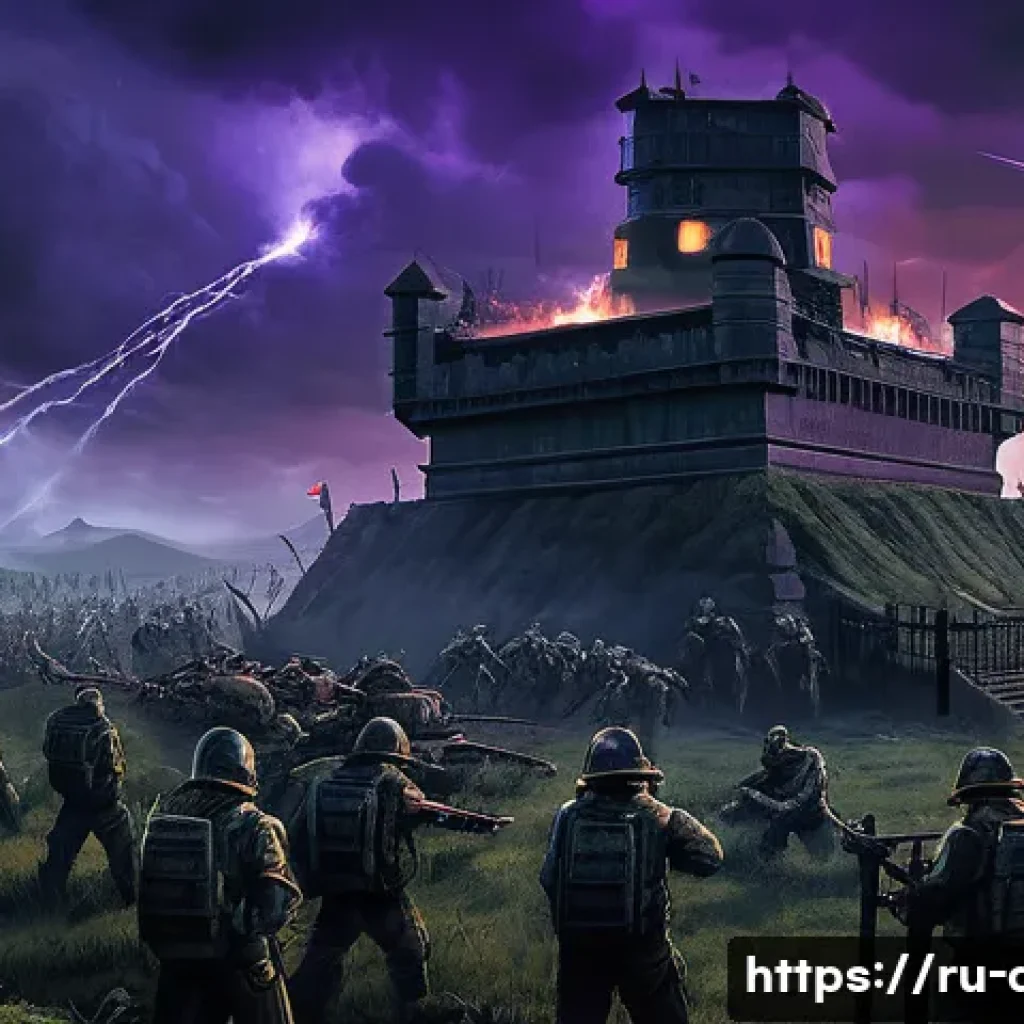 에이지오브제트 타워 업그레이드 순서 - Early Defense Against a Swarm**

A panoramic view of an early-stage Age of Z fortified base at dusk,...